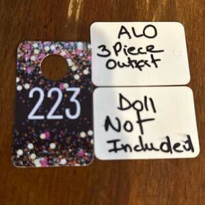 223,Alo 3 Piece Outfit(Doll Not Included)